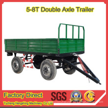 Double Axles Rear Dump Farm Trailer